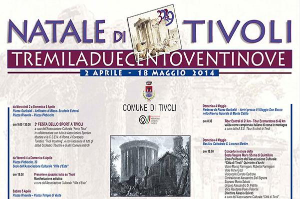3229° Natale di Tivoli