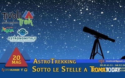 astrotrekking sotto le stelle a tivoli